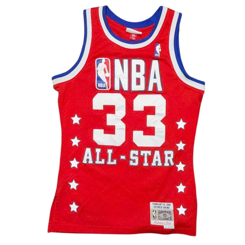Mitchell & Ness Patrick Ewing 1989 NBA All Star Jersey Red Men's XS SMJY3058